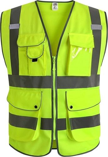 Comfortable Sleeveless Wear Polyester Safety Vest For Industrial Work