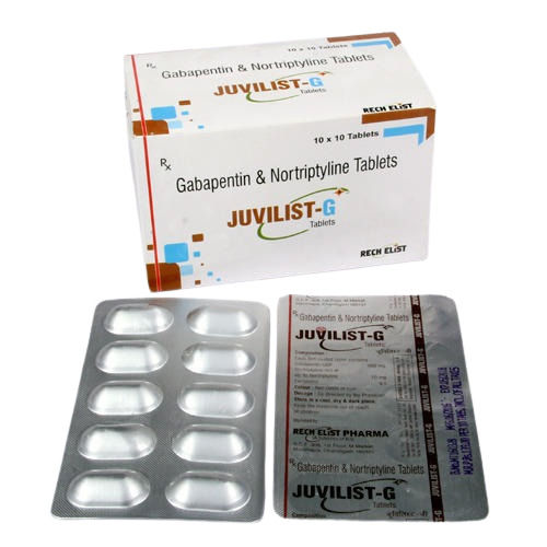 Gabapentin And Nortriptyline Tablet, Pack Of 10x10 Tablets