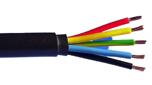 Jacket Pvc And Aluminum Material 5 Core Flexible Cable