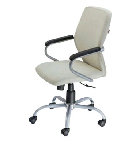 Machine Made Lightweight Steel And Leather Body Polished Modern Office Chair