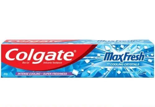 Max Fresh Cooling Crystals Peppermint Ice Strong Teeth Protection Colgate Toothpaste Easy To Use