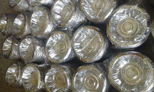 Eco Friendly Decomposable Silver Round Paper Disposable Dona