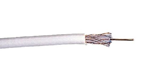 Single Core 90 Meter Length Copper Material Flat Coaxial Cable