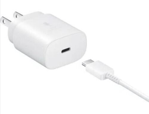 White 1M Long Wire 18 Watts Rubber And Plastic Body Fast Charging Mobile Charger