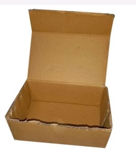 Brown 2.2 X 3 X 2 Inch Matt Finish Kraft Paper Rectangular Small Corrugated Box