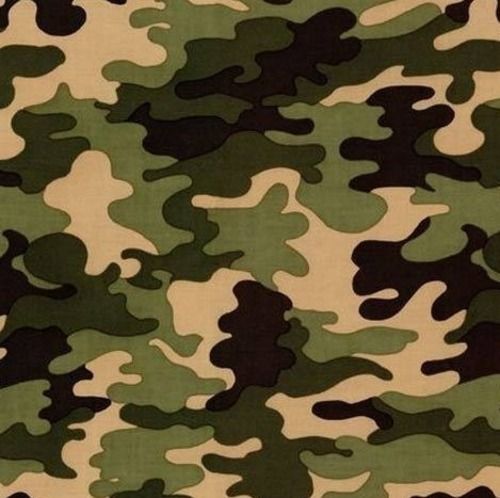 200 Gsm Light Weight And Printed Soft Cotton Camouflage Fabric