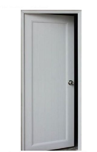 Cream 6.5 X 2.6 Feet Metallic Paint Surface Finish Hinged Upvc Door 