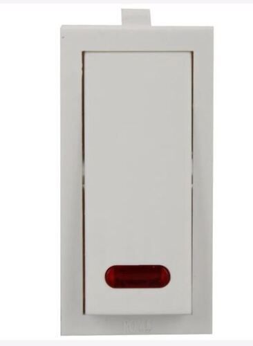 White 6 Ampere 250 Voltage Ip65 Protection Polycarbonate Electrical Modular Switches