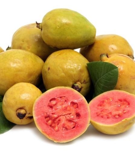 Commonly Cultivated Pure And Fresh Raw Whole Pear Shaped Sweet Guava