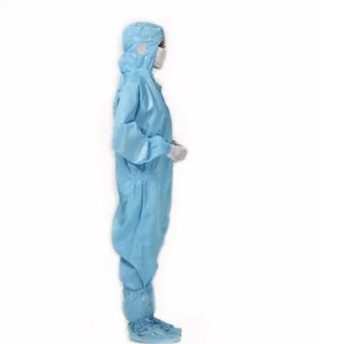 Black Disposable Blue Anti-Static Electrostatic Discharge (Esd) Coverall Dangri Suit