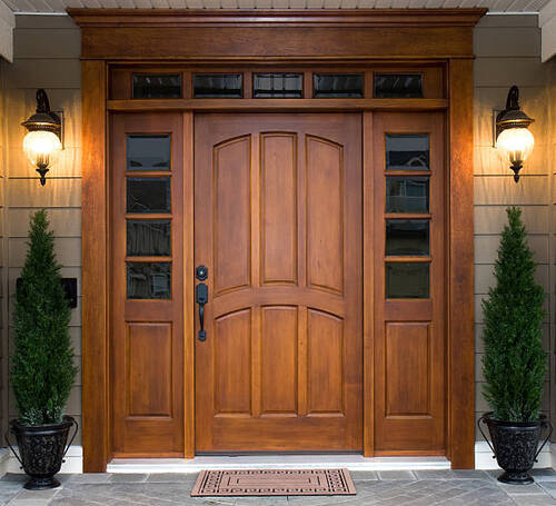 interior wooden door