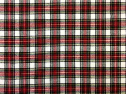 कपड़ों के लिए मल्टीकलर हल्का वज़न और त्वचा के अनुकूल प्लेन कॉटन चेक फ़ैब्रिक