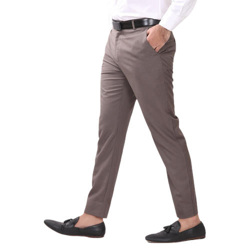 Cotton Regular Fit Mens Plain Formal Trouser Size 3032 Inch