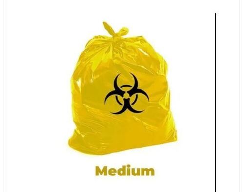 Recyclable Yellow Bio Medical Waste Bag With Thickness 0.5 mm