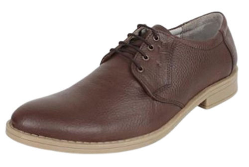 Brown Stylish And Comfortable Party Wear Leather Shoes For Men