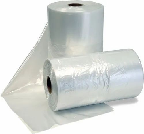 Transparent Gusseted Poly Roll For Packaging Usage With 20 Micron