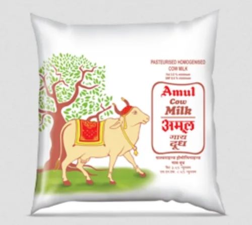3.5% Fat Content Original Flavor Amul Healthy Tasty Hygienic Cow Milk 