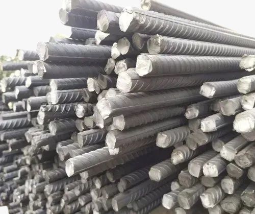 Different Available 40 Feet Polished Water Resistant Solid Industrial Grade Tmt Iron Bar