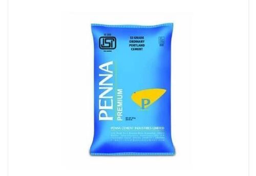 53 Grade Penna Opc Cement for Construction Use With Packaging Size 50 Kg