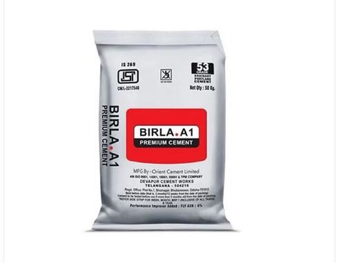 Grey Birla A1 Opc Cement For Construction Use With Compressive Strength 530 Mpa