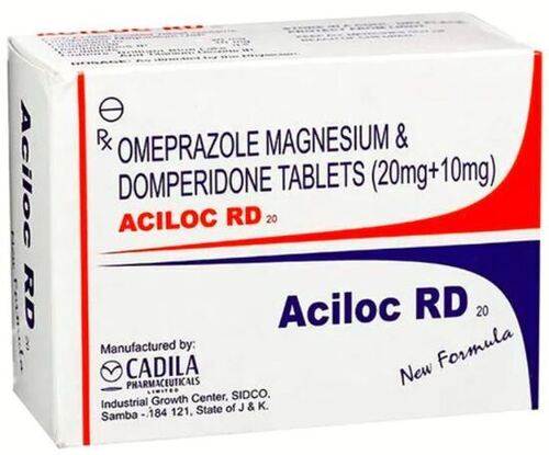 ओमेप्राज़ोल मैग्नीशियम और डोमपरिडोन टैबलेट 20Mg+10Mg सामान्य दवाएं