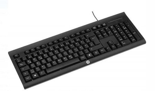 Black Rectangular Pvc Plastic Body Qewertz Layout Multimedia Computer Keyboard