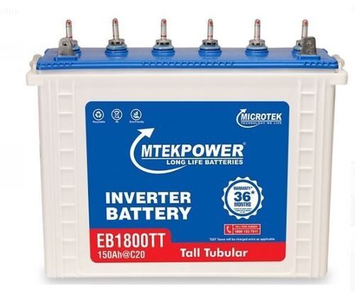 150 Mah 12 Voltage 43 Kilogram Acid Lead Branded Inverter Battery