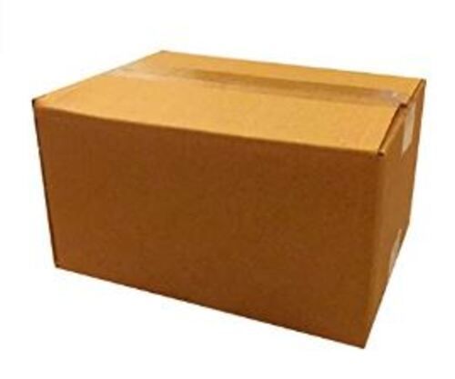 25.4X20.3X15.2 Cm Rectangular Matte Kraft Paper Corrugated Shipping Box Length: 25.4  Centimeter (Cm)