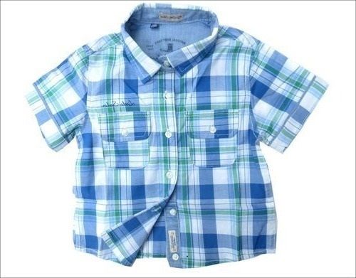 26 Inches Washable Comfortable Short Sleeves Printed Kids Shirt Decoration Material: Cloths