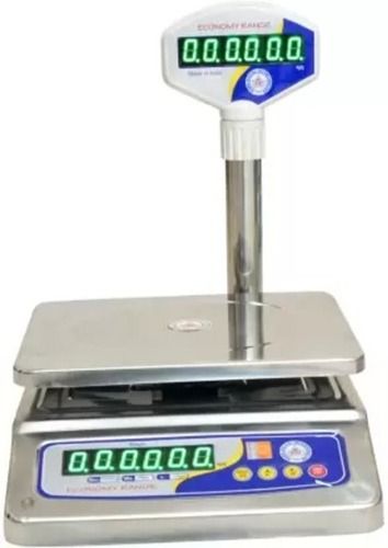 Multi Color 30 Kg Load Capacity Lcd Display Stainless Steel Electric Weighing Scale Machine