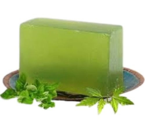 Green 65% Moisture Customized Logo Fresh Perfume Medium Foam Herbal Bath Soap