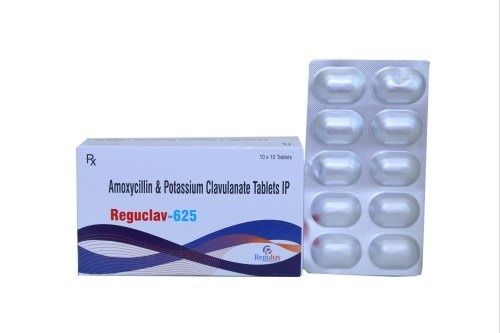 Amoxycillin And Potassium Clavulanate Tablets Ip Reguclav-625, 10X10 Tablet Recommended For: As Per Doctors Guidelines