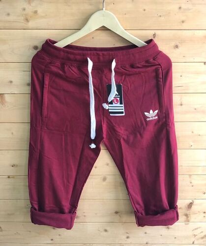 Regular Fitting Comfortable Maroon Color Sports Lower For Mens