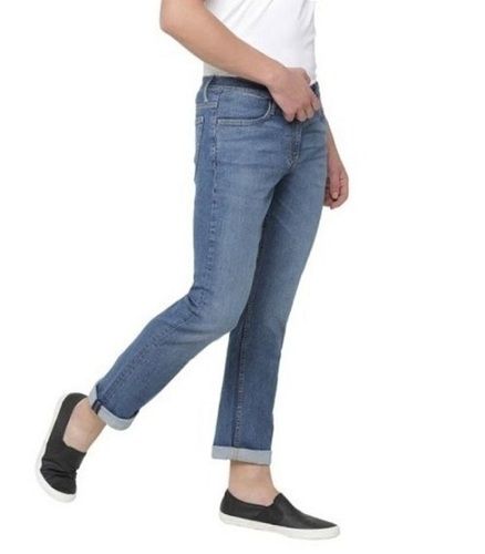 High Quality Casual Comfortable Washable Regular Plain Denim Jeans Fabric Weight: 16 Ounce (Oz)