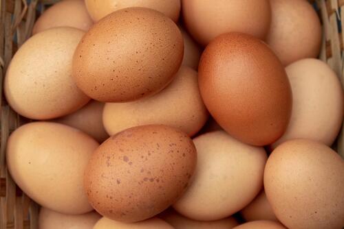 Eggs Light Brown Fresh Chicken Eggs, Rich In Protein