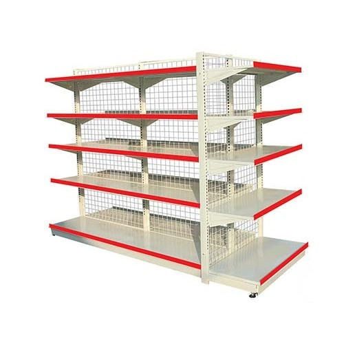 Polished Finish Steel Rack For Super Market 