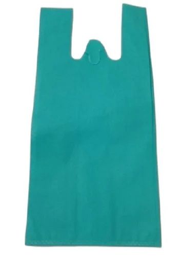 Sky Blue Non Woven W Cut Bag For Grocery, Capacity 1 Kg