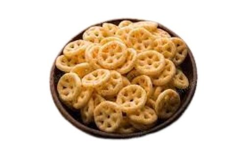 Wheel Shape Fried Tasty Healthy And Crunchy Hygienically Packed Rice Fryums