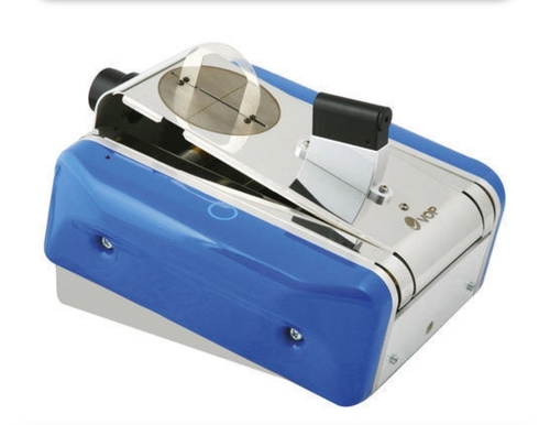Dental Laboratory Saw - Stainless Steel, Blue and White | Laser-Mark Guided Cutting System, Diamond Separator for Enhanced Precision