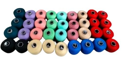 Multicolor 0.42 G/Cm3 Eco Friendly Durable Sewing Spun Polyester Dyed Yarn