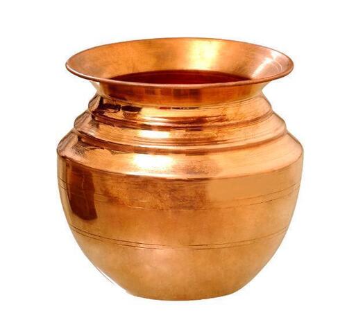 250 - 400 Ml Plain Round Copper Pooja Lota For Religious Purpose Moisture (%): 12