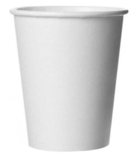 White 5 Inches Long Plain Biodegradable And Eco Friendly Disposable Paper Glass