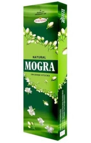 6 Inches Mogra Fragrance Herbal Charcoal Incense Stick