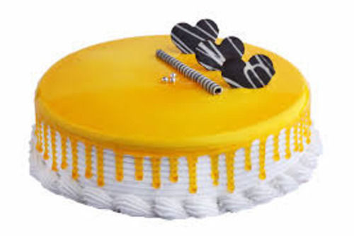 Delicious And Sweet Taste Chocolate Topping Mango Flavor Cake