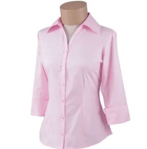 Formal Wear Straight Collar Full Sleeve Plain Cotton Shirt For Ladies Age Group: Adult