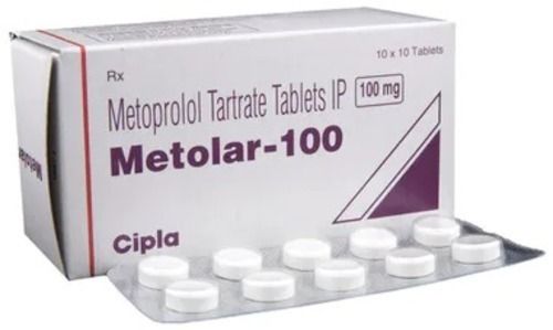 Metoprolol Tartrate Ip 10 X 10 Tablets General Medicines