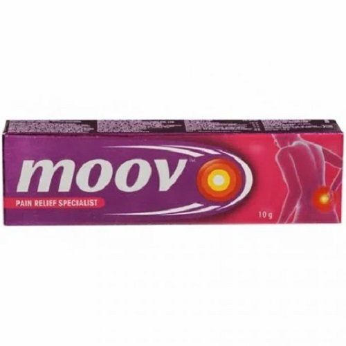 Moov Pain Relief Cream (10 Grams Pack) Grade: Medicine