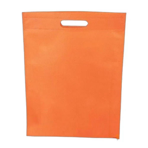 Orange Color Non Woven D Cut Bag, Capacity 3 Kg