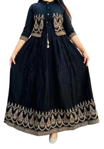 Printed Casual Wear 3-4Th Breathable And Washable Sleeve Cotton Kurti Application: Electrical