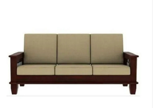 Durable Sheesham Wood Drawing Room Three Seater Sofa